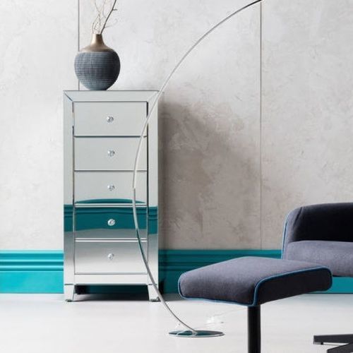現代風シフォニエ - LUXURY 5 - KARE Design - ラッカー塗装MDF / ガラス製 / 白色