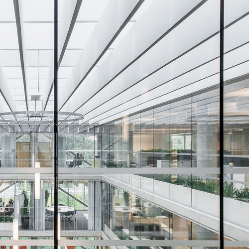 スチール製音響バッフルボード - UNIVERSAL™ - ROCKFON - ロックウール製 / 吊り下げ式 / 長方形