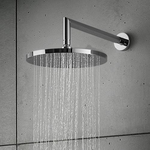 壁取り付け式シャワーヘッド - TE334 - Blu Bathworks - 天井取付け式 / 円形 / 雨