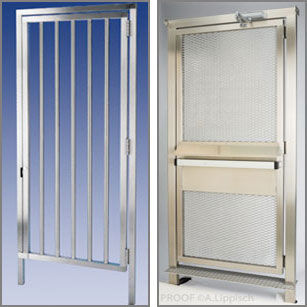ヒンジ付きゲート - HT-336 ADA - Hayward Turnstiles, Inc. - ステンレス網製 / 柵型 / 電動式