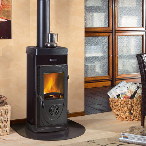 薪ストーブ - SUPER MAX - La Nordica-Extraflame - 6 kW / 現代風 / スチール製