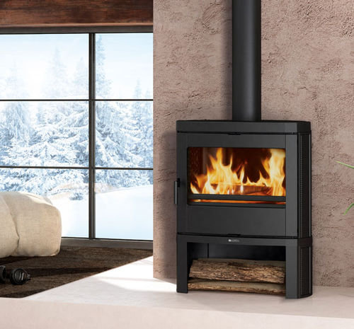 薪ストーブ - JENNIFER - La Nordica-Extraflame - 7 kW / 現代風 / 鋳鉄製