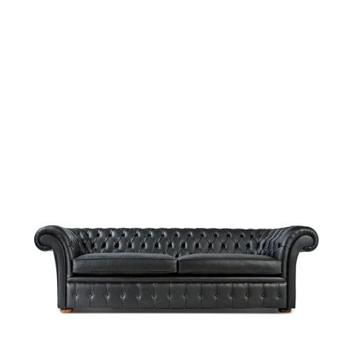 チェスタフィールドソファー - OLD CHESTERFIELD - Divani Santambrogio - 革製 / 3人用