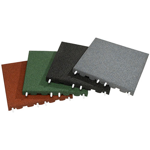 再生ゴム製床材 - EUROFLEX® Impact Protection Slabs - KRAIBURG Relastec GmbH & Co. KG - 屋外用 / プレイグランド用 / 公共スぺース用