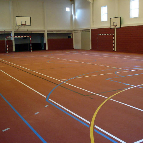 屋内用スポーツ施設用床材 - SPORTEC® UNI classic - KRAIBURG Relastec GmbH & Co. KG - 再生ゴム製 / 合成素材 / 多目スポーツルーム
