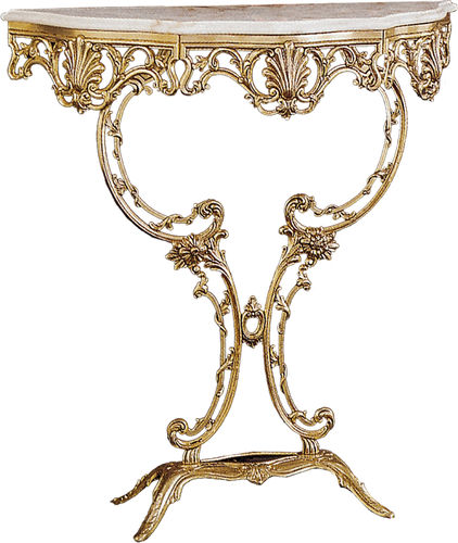 クラシックサイドボードテーブル - 813A - RIPERLAMP ILUMINACION - ガラス製 / 真ちゅう製 / 半月形