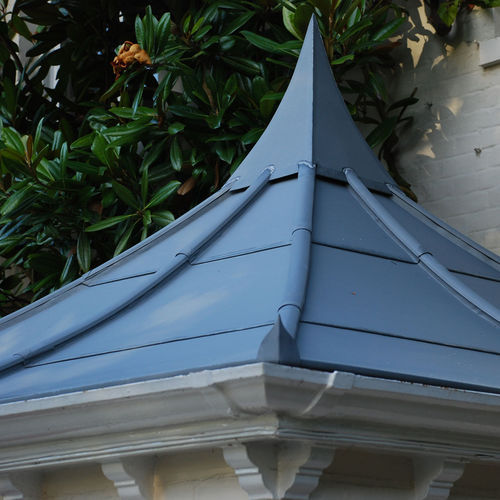 亜鉛カバー - COPPIT HALL - Peters Roofing - 金属風 / フラット