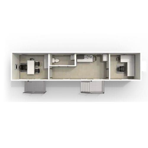 自立型トイレ - IN UNIT RESTROOMS - Williams Scotsman - 金属製 / 業務用 / 移動住宅用