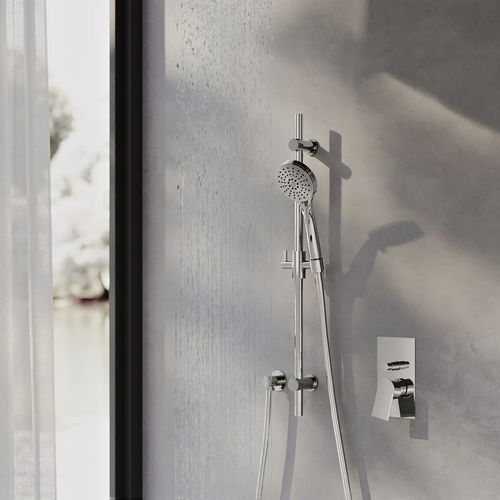 シャワー用混合水栓 - RWIT9C49CC02 - Rubinetterie Treemme - 組み込み式 / ステンレススチール製 / ニッケル製