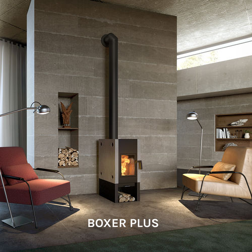 薪ストーブ - BOXER PLUS - LEENDERS - 4 kW / 12 kW / 独立型