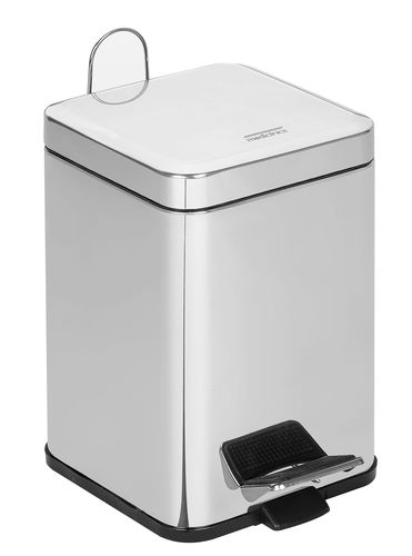 衛生ゴミ箱 - PP1206C - Mediclinics, s.a. - ステンレス製 / ふた付き / 屋内用