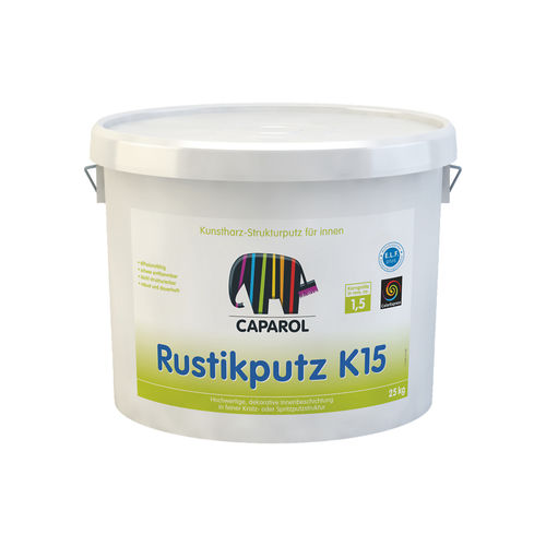 装飾塗料 - CAPAROL-RUSTIKPUTZ K 15 - Caparol - 屋内 / 壁用 / 石膏