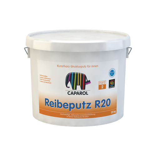 装飾塗料 - CAPAROL-REIBEPUTZ R 20 - Caparol - 屋内用 / 壁用 / プラスチック
