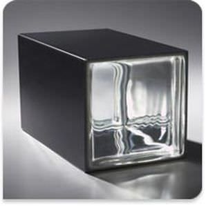 正方形ガラスレンガ - WALL TUBES - VISTABRIK® - Pittsburgh Corning - エンボス加工 / 高光透過率