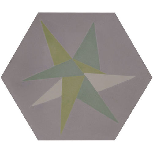 セメントエンカウスティークセメントタイル - FREE HEX - Granada Tile - 屋内用 / 屋外用 / 床