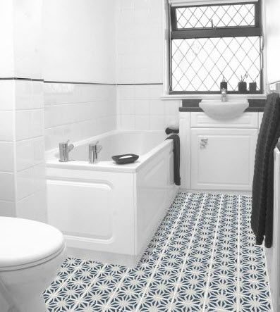 セメントタイル - TUNIS-54 - Granada Tile - 光沢 / 屋内用 / バスルーム用