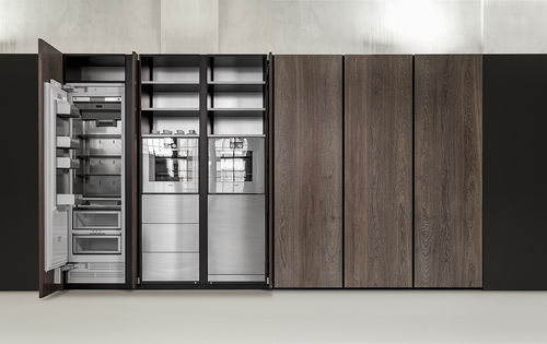 現代風キッチン用戸棚 - WALL - Steininger Designers - 木製 / 天然石 / 冷蔵庫用
