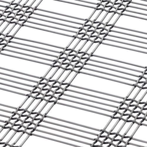装飾ワイヤーメッシュ - M55Z-2 - BANKER WIRE - スチール製 / ステンレス製 / 建物用