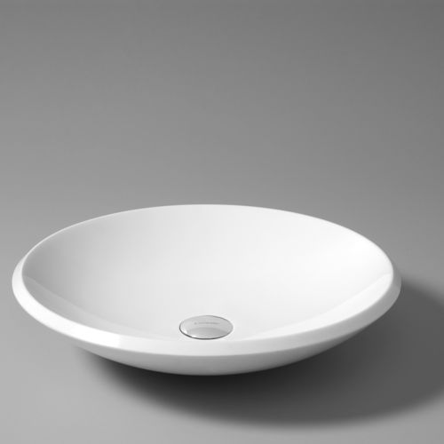 カウンタートップ型洗面器 - OPALITE - ARTELINEA - セラミック製 / 円形 / 穴なし