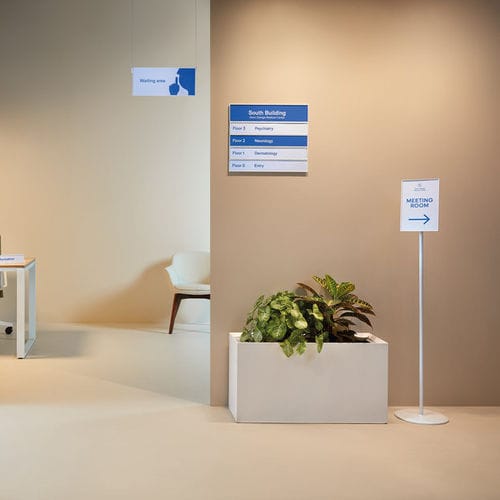 床置き看板 - MENFIS - Made Design Barcelona - 壁取り付け式 / 吊り下げ式 / アルミニウム