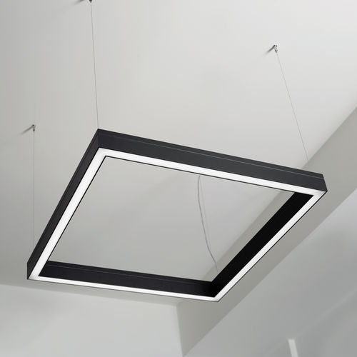 吊り下げ式照明器具 - RAIL QUADRA 1561 - Egoluce - LED / 正方形 / アルミ押出形材