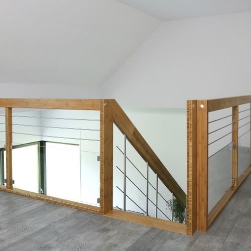 ステンレススチール製手すり - Créateur d'escaliers Treppenmeister - スチール製 / ガラス製 / 木製