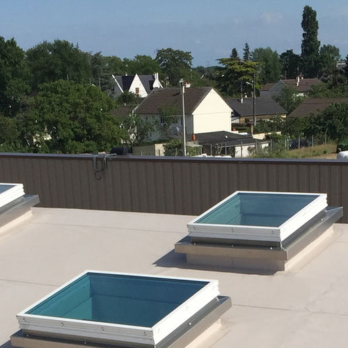 通風屋根用明り取り - PREMIUM ECOLUX AERATION - Kingspan Light + Air - 覆い用 / 換気用 / ガラス製