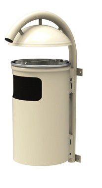 公共用ゴミ箱 - BASURA-35 - NORCOR MOB.URBAIN - 壁取り付け式 / 溶融亜鉛メッキ鋼製 / 粉体塗装スチール製