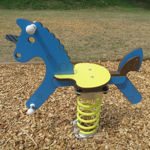 金属製スプリング遊具 Le Licorne Transalp Hpl 動物 1人用