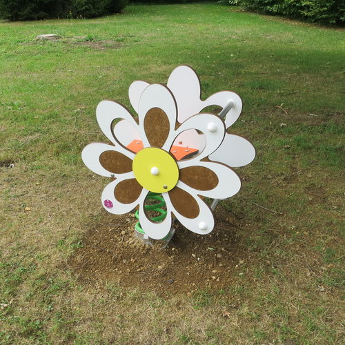 金属製スプリング遊具 - LA FLEUR - Transalp - HPL / 花用 / 1人用