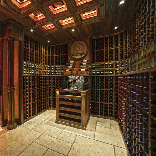 家庭用ワインセラー - PRIVATE CELLAR HOMAN TIN  - Focus Wine Cellars - 組み込み式 / 木製 / オーダーメイド