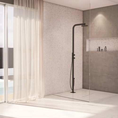 プール用庭用シャワー - MR 3650L - Ama Luxury Shower - ステンレススチール / 家庭用