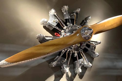航空彫刻 - AIR-TAV0131 AIRPLANE ENGINE WALL DECOR - Arteinmotion - 金属製 / 壁面 / 手作り