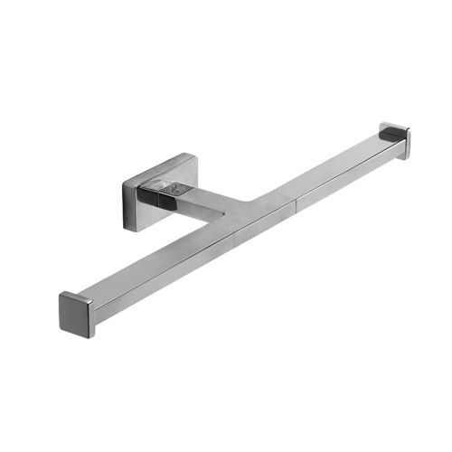 壁取り付け式トイレットロール紙保持具 - A1825B - Inda - ステンレススチール製 / ダブルロール / 業務用