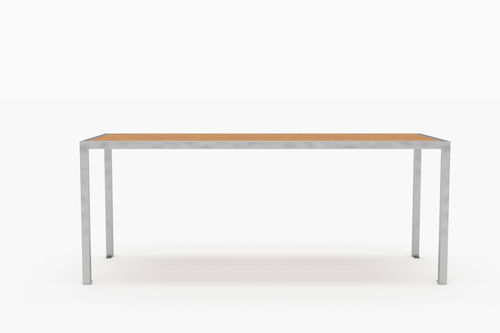 オリジナルデザインピクニック用テーブル - UTIL TABLE - Factory Street Furniture - 木製 / 溶融亜鉛メッキ鋼製 / ステンレス製