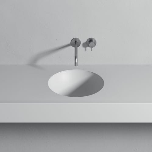 組み込み型洗面器 - CALIMERO - Rexa Design - コーリアン®製 / 組み込み式カウンタートップ付 / 円形