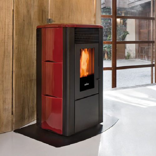 ぺレットストーブ - FLAVIA - Ravelli - 0 - 5 kW / 5 kW...10 kW / 脚付き