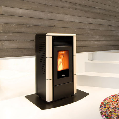 ぺレットストーブ - LISA PLUS - Ravelli - 0 - 5 kW / 5 kW...10 kW / 脚付き