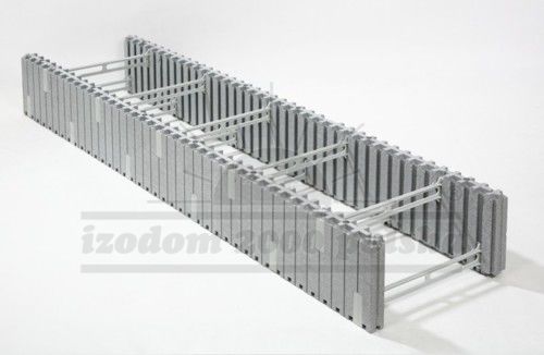 発泡性ポリエチレン ポリスチレン製フォームライナー - MCFU 2/50 - izodom 2000 polska - Néopor® / 壁用 / 絶縁