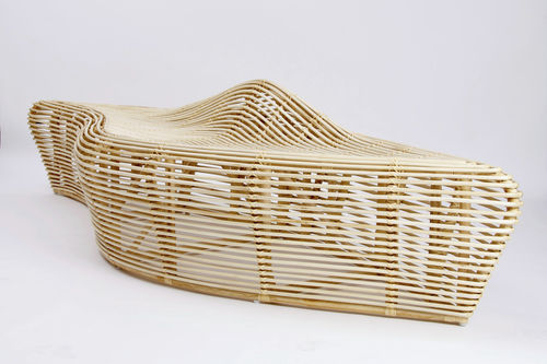 オリジナルデザインベンチ - LINGER - Yamakawa Rattan Japan Inc. - 木製