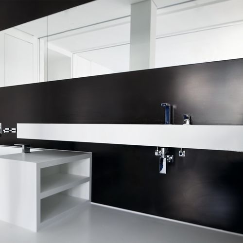 コーリアン®製バニティトップ - WASH­STANDS - Hasenkopf - オーダーメイド