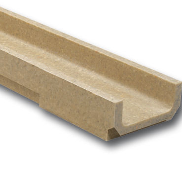 グレーチング付き排水路 - M100 - ULMA - ARCHITECTURAL SOLUTIONS - スロット / 樹脂製コンクリート製 / 溶融亜鉛メッキ鋼製