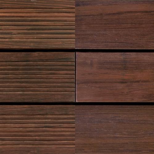 竹製デッキ床材板 - X-TREME: HIGH DENSITY® THERMO-TREATED - MOSO Bamboo Products - 溝付 / 熱処理 / 持続的