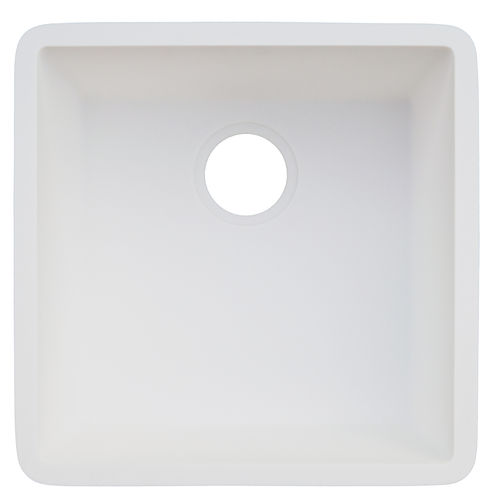 1槽流し台 - B3180  - Staron Solid Surfaces - 水切りなし / アクリル製 / 個体表面
