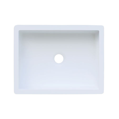 カウンタートップ型洗面台 - B3150  - Staron Solid Surfaces - 一体型 / 長方形 / 個体表面