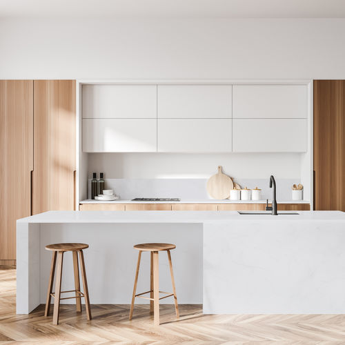 個体表面カウンタ－トップ - COTTON WHITE   - Staron Solid Surfaces - バスルーム用 / キッチン用 / 白色