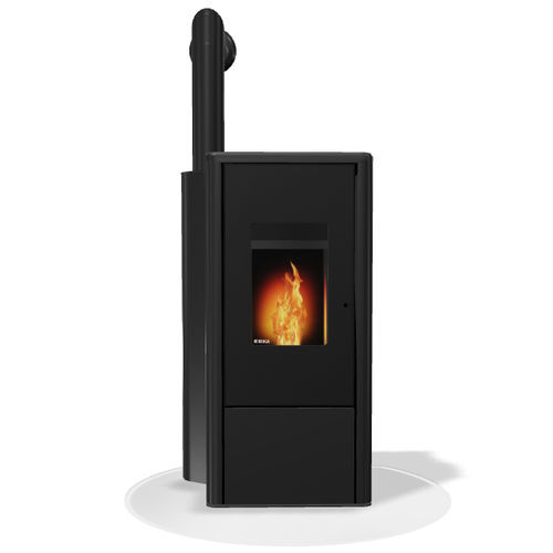 ぺレットストーブ - LIVO - Rika - 0 - 5 kW / 5 kW...10 kW / 床置き