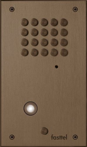 アルミニウム製音声付きインターホン - WIZARD CLASSIC - Fasttel - 屋内用 / スマートフォン操作可能 / ワイヤレス