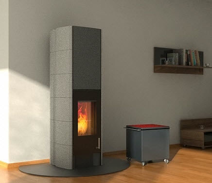 薪ストーブ - T-LINE ECO2 TALL VERSION - Tonwerk Lausen AG - 0 - 5 kW / 現代風 / 金属製
