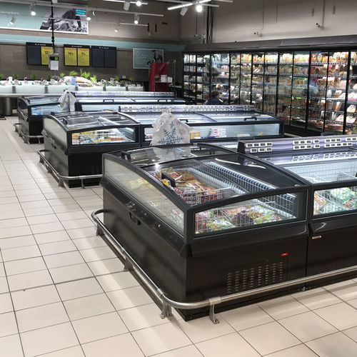 アイランド冷蔵陳列ケース - MONTREAL XL - AHT Cooling Systems GmbH - 店用 / 金属製 / 引き戸付き